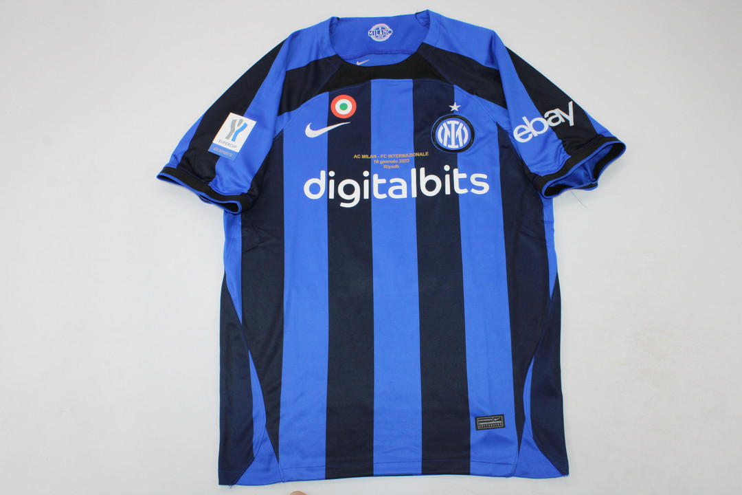 AAA Quality Inter Milan 22/23 Home Super Cup Final Soccer Jersey